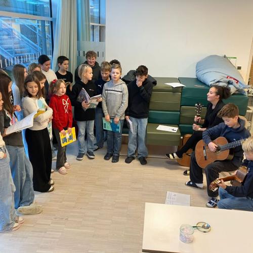 Bild zeigt Schüler der 2c